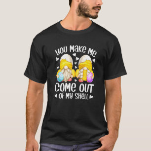 Grappig Gnome Paasei Motief Voor Vrouwen  Schattig T-shirt