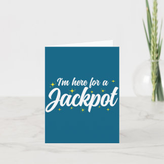Grappig gokcasino Ik ben gokker Jackpot Hier Kaart