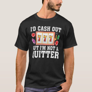 Grappig gokspelautomaat casino voor mannen t-shirt