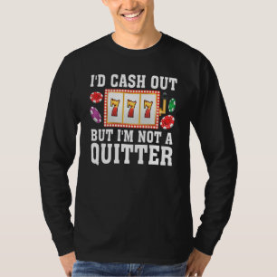 Grappig gokspelautomaat casino voor mannen t-shirt