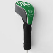 Grappig Golf & Bierliefhebber Best Dad van Par Dad Golfheadcover (Schuin)