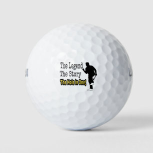 Grappig Golf De legende Het verhaal Het gat in één Golfballen
