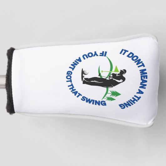 Grappig  Golf Putter Hoesje voor Heren Golfheadcover (Voorkant)