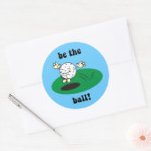 Grappig golf ronde sticker (Envelop)