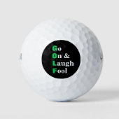 Grappig golfacroniem golfballen (Voorkant)