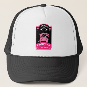 Grappig golfcadeau voor beginners trucker pet
