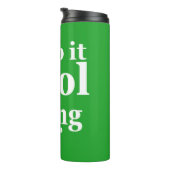 Grappig Golfcitaat Het is par T-shirt tijd Thermosbeker (Geroteerd rechts)