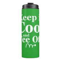 Grappig golfcitaat Houd het koel en T-shirt uit