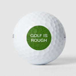 Grappig golfen is ruw golfballen