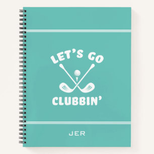 Grappig golfer cadeau spel dag golf logboek notitieboek