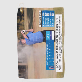 Grappig Golfnieuws ️♂ 40e 50e 60e Man Verjaardag Golfhanddoek