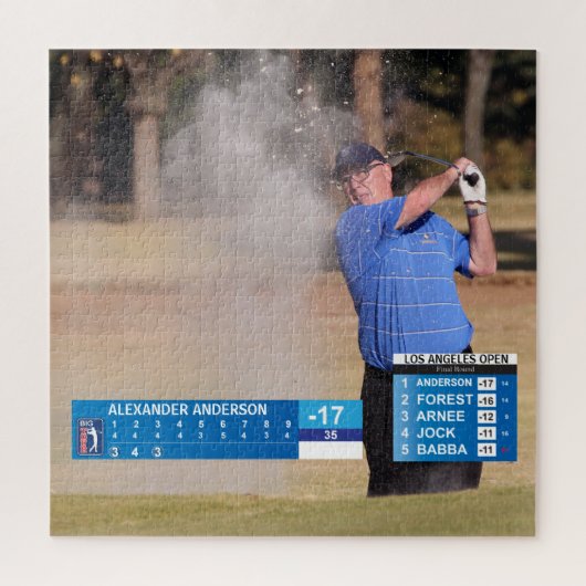 Grappig Golfnieuws 🏌️40e 50e 60e Man Verjaardag Legpuzzel (Verticaal)