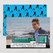 Grappig Golfnieuws ️♂ 40e 50e 60e verjaardag van d Kaart (Voorkant / Achterkant)