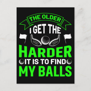 Grappig Golfshirt - Tee Off met Stijl en Humor 202 Briefkaart