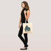 Grappig Gorilla Cool Blue Ape Animal Design Tote Bag