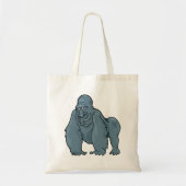 Grappig Gorilla Cool Blue Ape Animal Design Tote Bag (Voorkant)