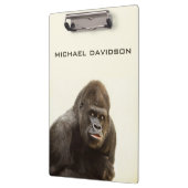 Grappig Gorilla custom monogram klembord (Links)