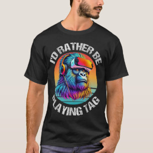 Grappig Gorilla Spel Jongens Volwassen Gorilla Spe T-shirt