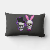Grappig gothic steampunk paar kussen (Achterkant)