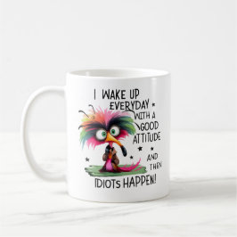 Grappig Grafic T-shirt met Vogelembleem Koffiemok