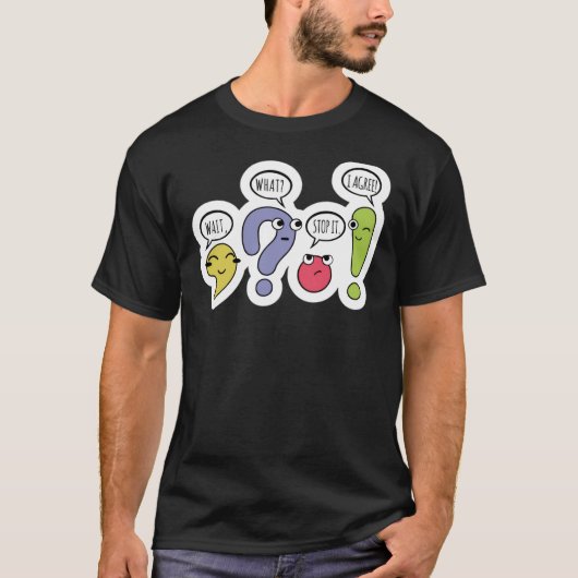Grappig Grammatica Teacher Shirt (Voorkant)