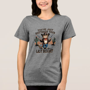 Grappig Graphic – Grappige Cat Humor Quote Tri-Ble Tri-Blend Shirt