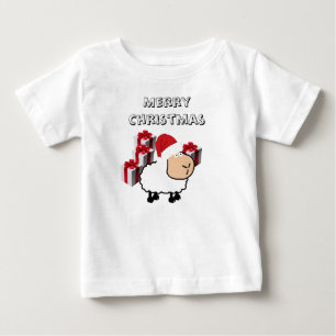 Grappig grappig schattig kerstschaap