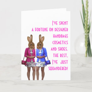 Grappig grappige humor-boodschappenkaartje kaart