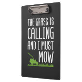 Grappig Grasmaaien - Het Gras Roept Klembord (Links)