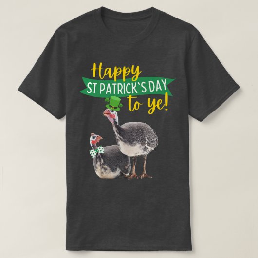 Grappig Green St Patrick's Day Gift Guinee Hen Fow T-shirt (Design voorkant)