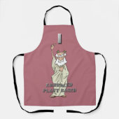 Grappig Grieks God "Ik heb Plant gebaseerd" Apron Schort (Voorkant)