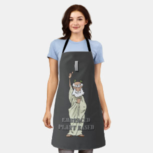 Grappig Grieks God "Ik heb Plant gebaseerd" Apron Schort
