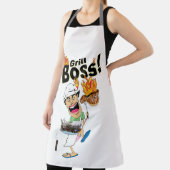 Grappig "Grill Boss" BBQ Schort (Insitu)