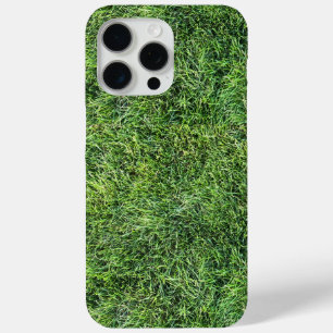 Grappig groen gras, echt fototextuurpatroon leuk iPhone 15 pro max hoesje