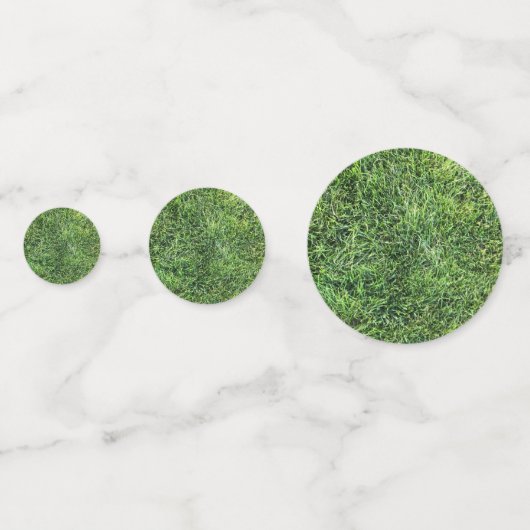 Grappig groen gras, echt fototextuurpatroon leuk confetti (Achterkanten)