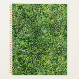Grappig groen gras textuur patroon echte foto plez planner