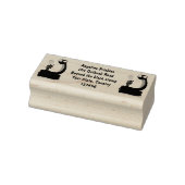 Grappig groene slang met maraca-cartoon 	rubberstempel (Stempel)