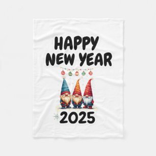 grappig Gronnie Vuurwerk gelukkig nieuwjaar 2025 D Fleece Deken