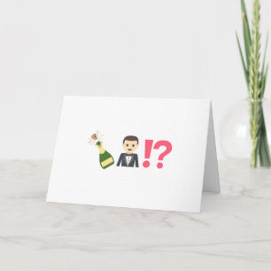 Grappig Groomsman Emoji Verzoek