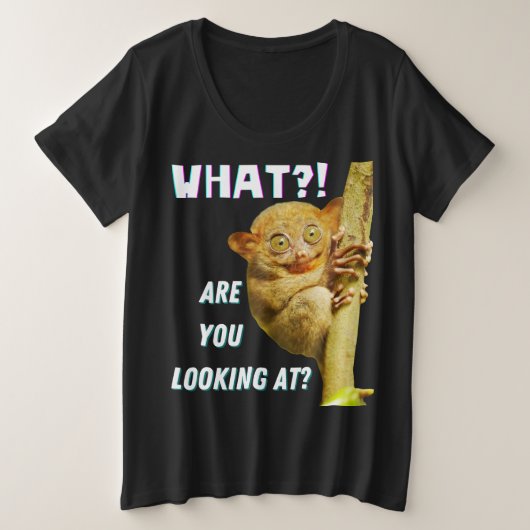 Grappig groots geoogste doelwit wat je ziet grote maat t-shirt (Design voorkant)