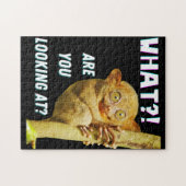 Grappig groots geoogste doelwit wat je ziet legpuzzel (Horizontaal)