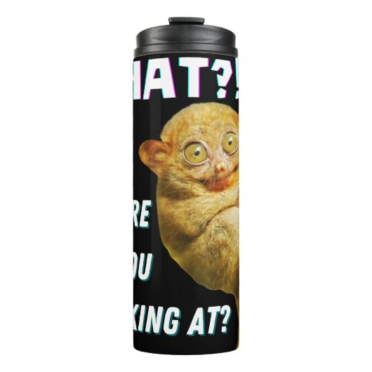 Grappig groots geoogste doelwit wat je ziet thermosbeker (Voorkant)