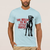 Grappig grote Mode van Grote Deen Mannen T-shirt (Voorkant)