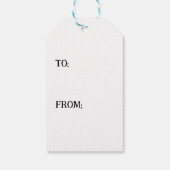 Grappig Grouchy Cat Catmas Humor Kerst Cadeaulabel (Achterkant)