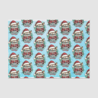 Grappig Grumpy Cat Christmas Tissue Papier