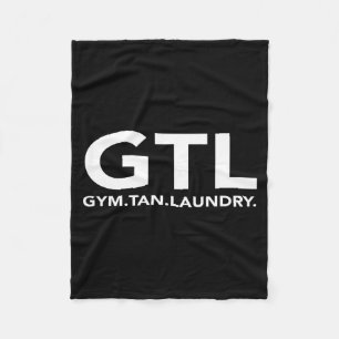 Grappig Gtl Cadeau - Grappige Gym Bruin Wasmachine Fleece Deken