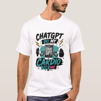 Grappig gym ontwerp t-shirt