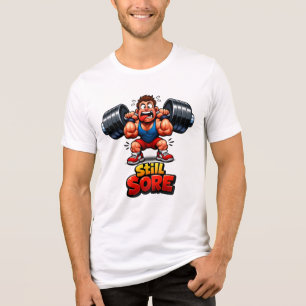Grappig Gym Ontwerp - Workout Meme - Tri-Blend Shirt