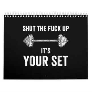 Grappig Gym-werkout van uw vaste offerte Kalender