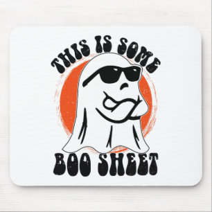 Grappig Halloween Boo Ghost kostuum Dit is een of  Muismat